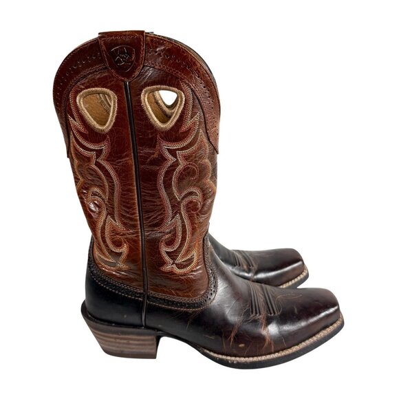 Ariat Rawhide Western Boots Men’s Size 8.5D Square Toe Style 10010953 - Picture 3 of 10